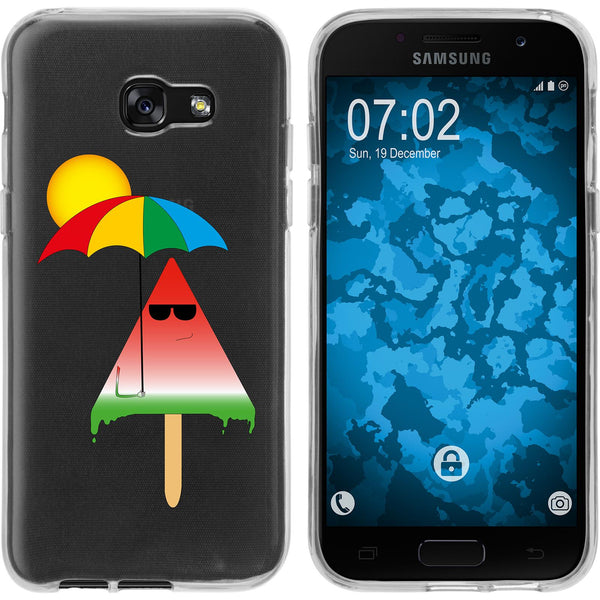 Galaxy A7 (2017) Silikon-Hülle Sommer Eis M6 Case