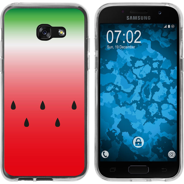 Galaxy A7 (2017) Silikon-Hülle Sommer Melone M5 Case