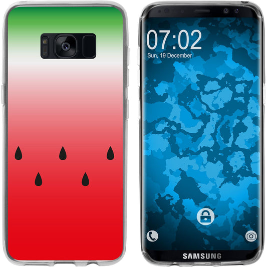 Galaxy S8 Silikon-Hülle Sommer Melone M5 Case