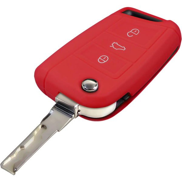 Silikon Schlüssel Hülle für die VW Golf 7 / Octavia 3-Tasten