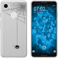 Pixel 3 Silikon-Hülle Herbst Spinne/Spider M3 Case