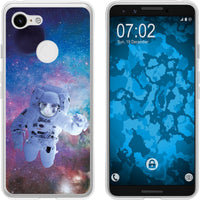 Pixel 3 Silikon-Hülle Space Catronaut M5 Case