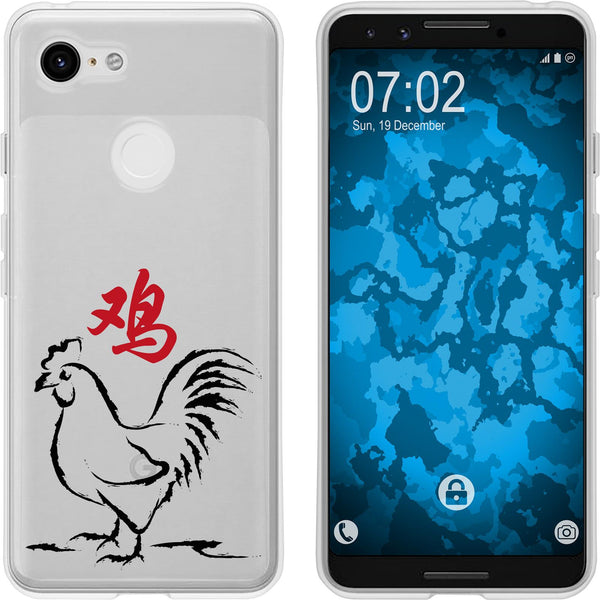 Pixel 3 Silikon-Hülle Tierkreis Chinesisch M10 Case