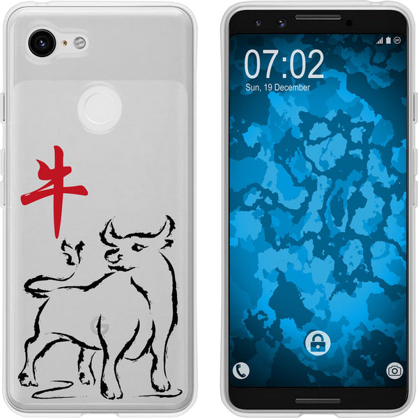 Pixel 3 Silikon-Hülle Tierkreis Chinesisch M2 Case