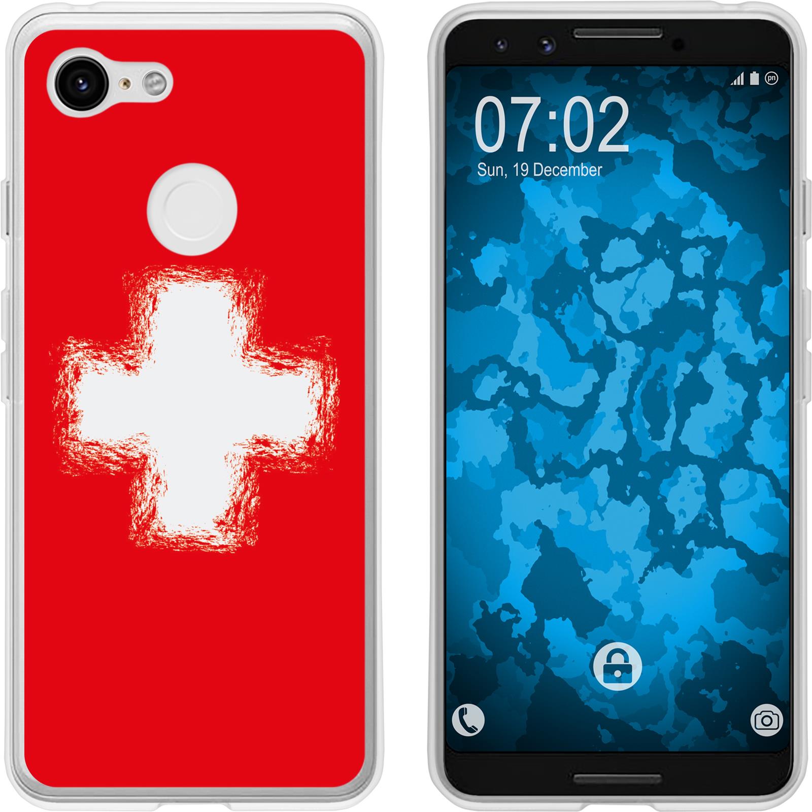 Pixel 3 Silikon-Hülle WM Schweiz M10 Case
