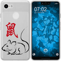 Pixel 3 XL Silikon-Hülle Tierkreis Chinesisch M1 Case