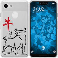 Pixel 3 XL Silikon-Hülle Tierkreis Chinesisch M2 Case