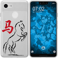 Pixel 3 XL Silikon-Hülle Tierkreis Chinesisch M7 Case