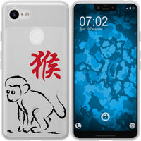 Pixel 3 XL Silikon-Hülle Tierkreis Chinesisch M9 Case