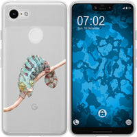 Pixel 3 XL Silikon-Hülle Vektor Tiere Camelion M7 Case