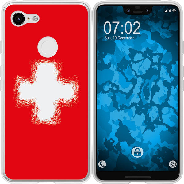 Pixel 3 XL Silikon-Hülle WM Schweiz M10 Case