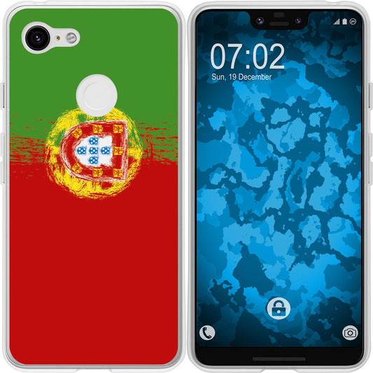 Pixel 3 XL Silikon-Hülle WM Portugal M8 Case