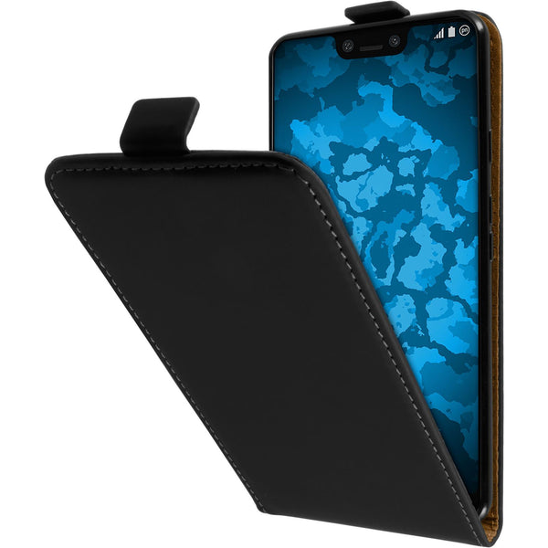 Kunst-Lederhülle für Google Pixel 3 XL Flip-Case schwarz Cov