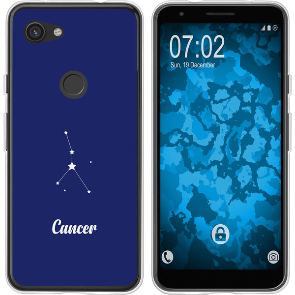 Pixel 3a Silikon-Hülle SternzeichenCancer M3 Case