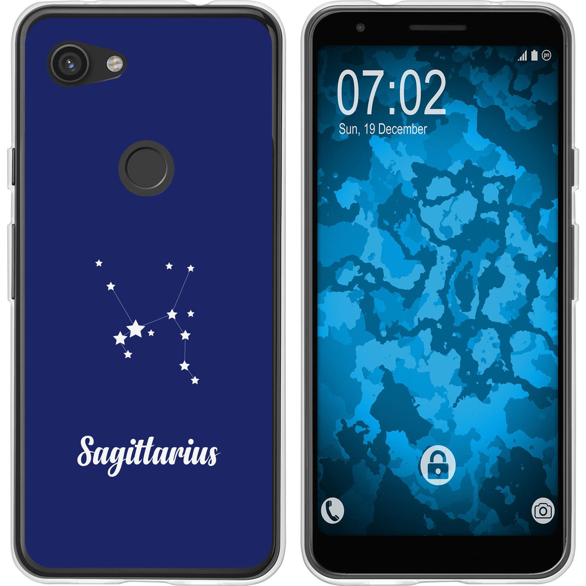 Pixel 3a Silikon-Hülle SternzeichenSagittarius M5 Case