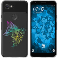 Pixel 3a Silikon-Hülle Floral Fuchs M1-4 Case