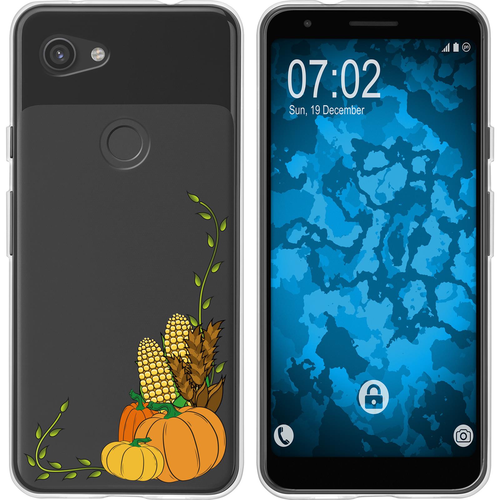 Pixel 3a Silikon-Hülle Herbst Erntedankfest/Thanksgiving M5