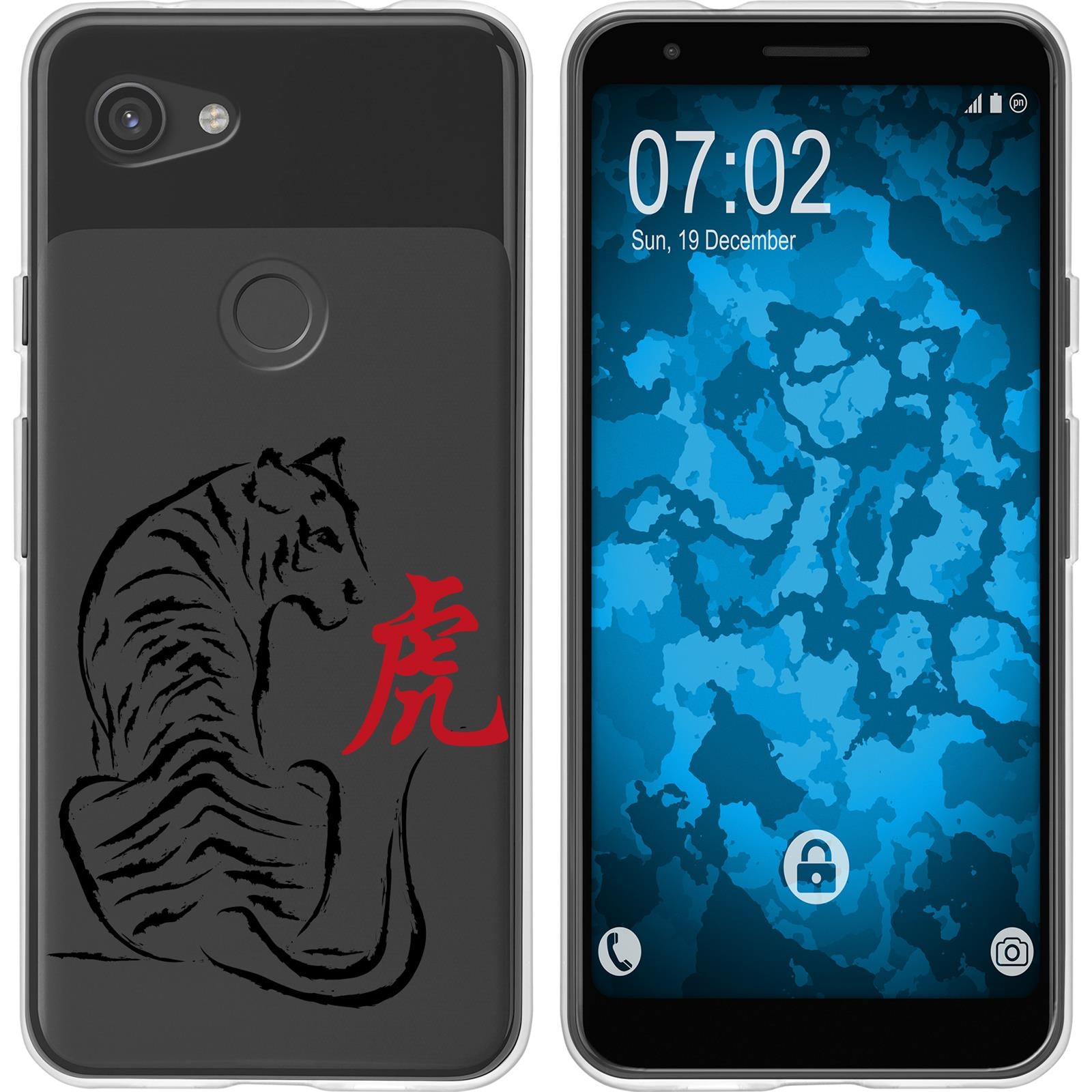 Pixel 3a Silikon-Hülle Tierkreis Chinesisch M3 Case