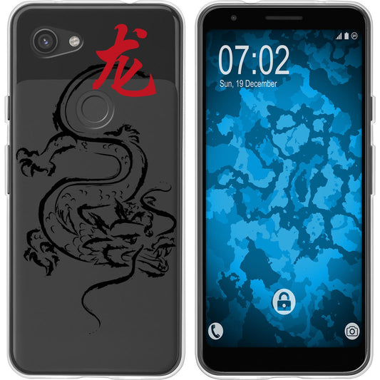Pixel 3a Silikon-Hülle Tierkreis Chinesisch M5 Case