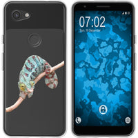 Pixel 3a Silikon-Hülle Vektor Tiere Camelion M7 Case