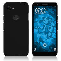 Hardcase für Google Pixel 3a XL gummiert schwarz