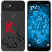 Pixel 3a XL Silikon-Hülle Tierkreis Chinesisch M1 Case