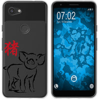 Pixel 3a XL Silikon-Hülle Tierkreis Chinesisch M12 Case