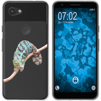 Pixel 3a XL Silikon-Hülle Vektor Tiere Camelion M7 Case