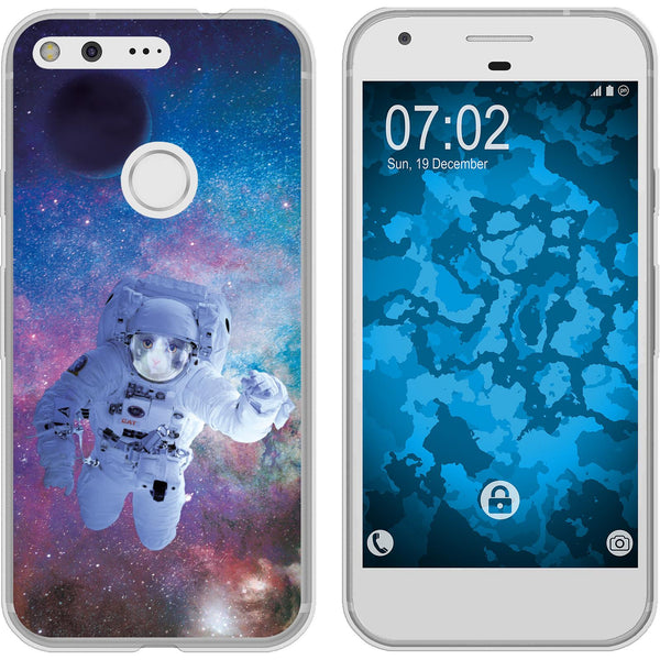 Pixel XL Silikon-Hülle Space Catronaut M5 Case