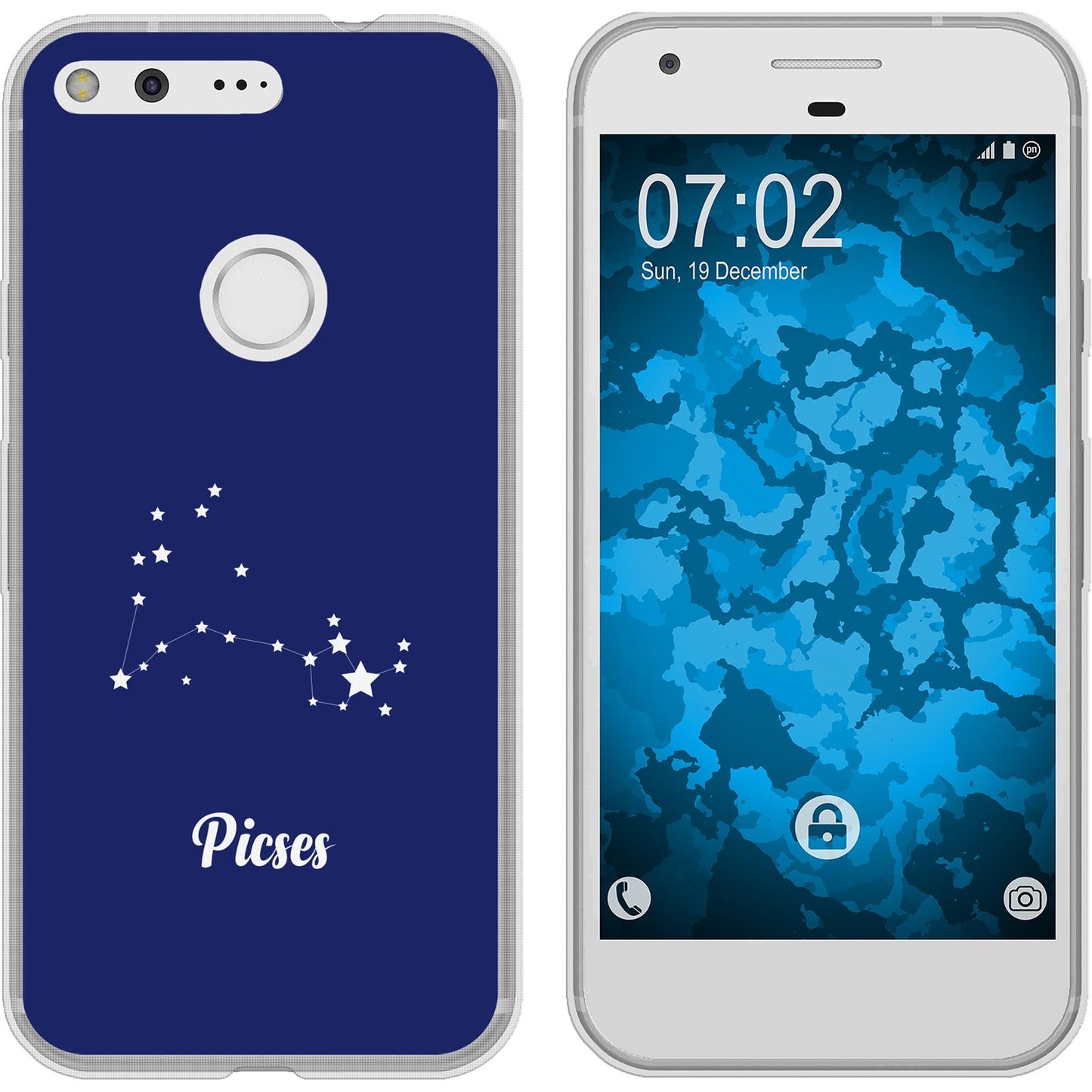 Pixel Silikon-Hülle SternzeichenPisces M1 Case