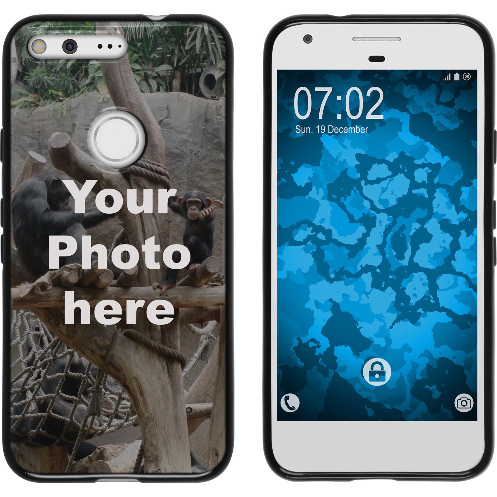 Pixel XL Personalisierte Handyhülle  schwarz zum selbst ges