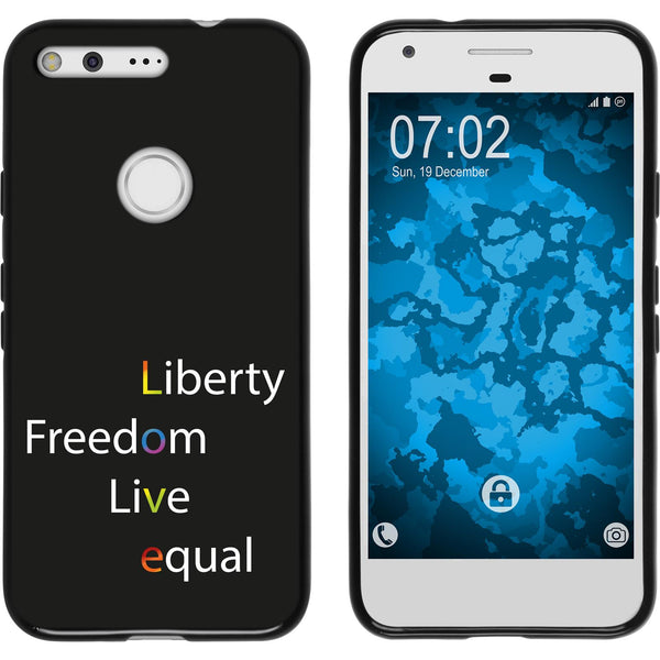 Pixel XL Silikon-Hülle pride Wörter M2 Case