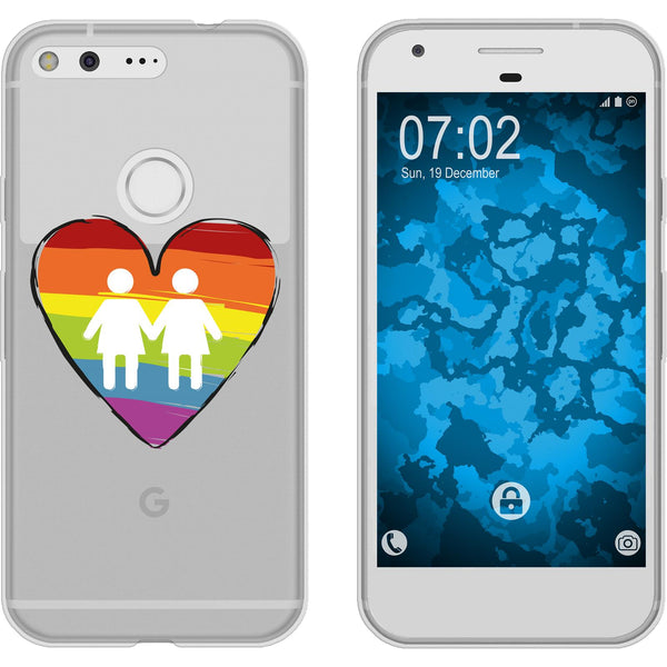 Pixel XL Silikon-Hülle pride Frauen M4 Case