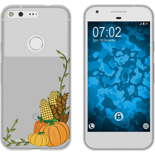 Pixel XL Silikon-Hülle Herbst Erntedankfest/Thanksgiving M5