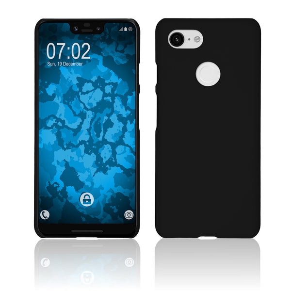 Hardcase für Google Pixel 3 XL gummiert schwarz