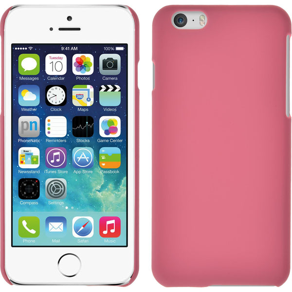 Hardcase für Apple iPhone 6s / 6 gummiert rosa
