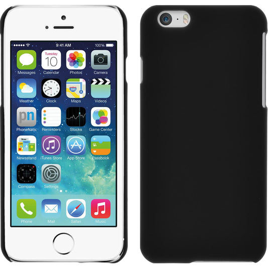 Hardcase für Apple iPhone 6s / 6 gummiert schwarz