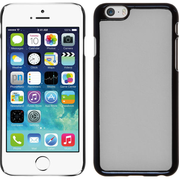 Hardcase für Apple iPhone 6s / 6 Lederoptik weiß