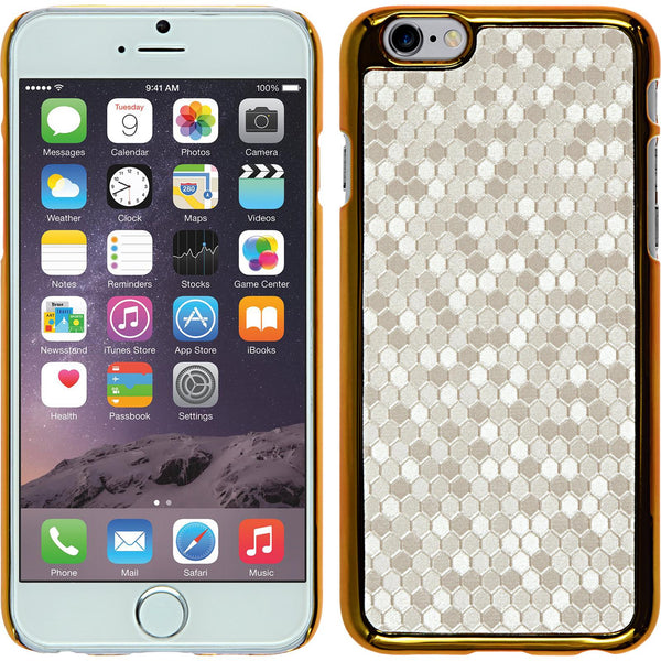 Hardcase für Apple iPhone 6s / 6 Hexagon weiﬂ
