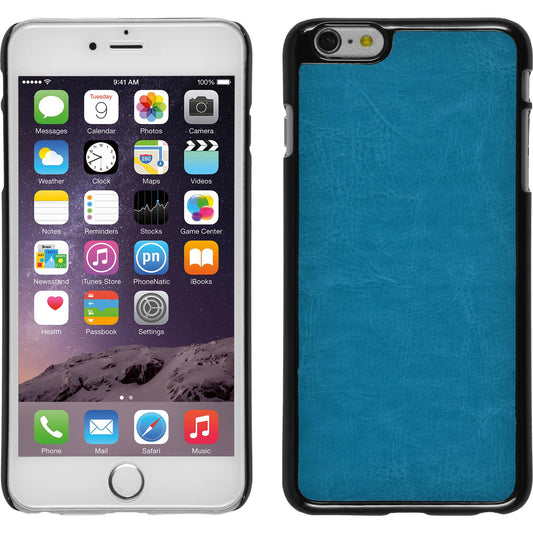 Hardcase für Apple iPhone 6 Plus / 6s Plus Lederoptik türkis