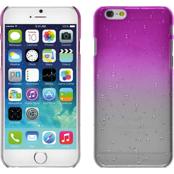 Hardcase für Apple iPhone 6s / 6 Waterdrops pink