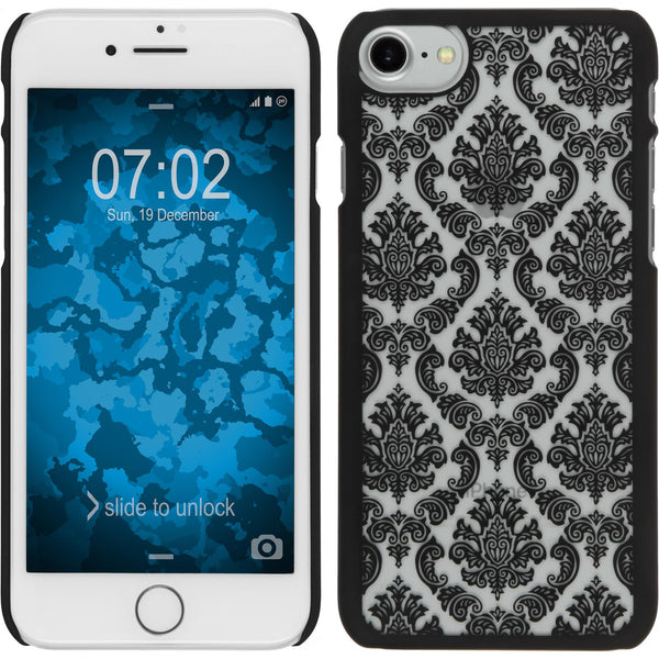 Hardcase für Apple iPhone 7 / 8 / SE 2020 Damask schwarz
