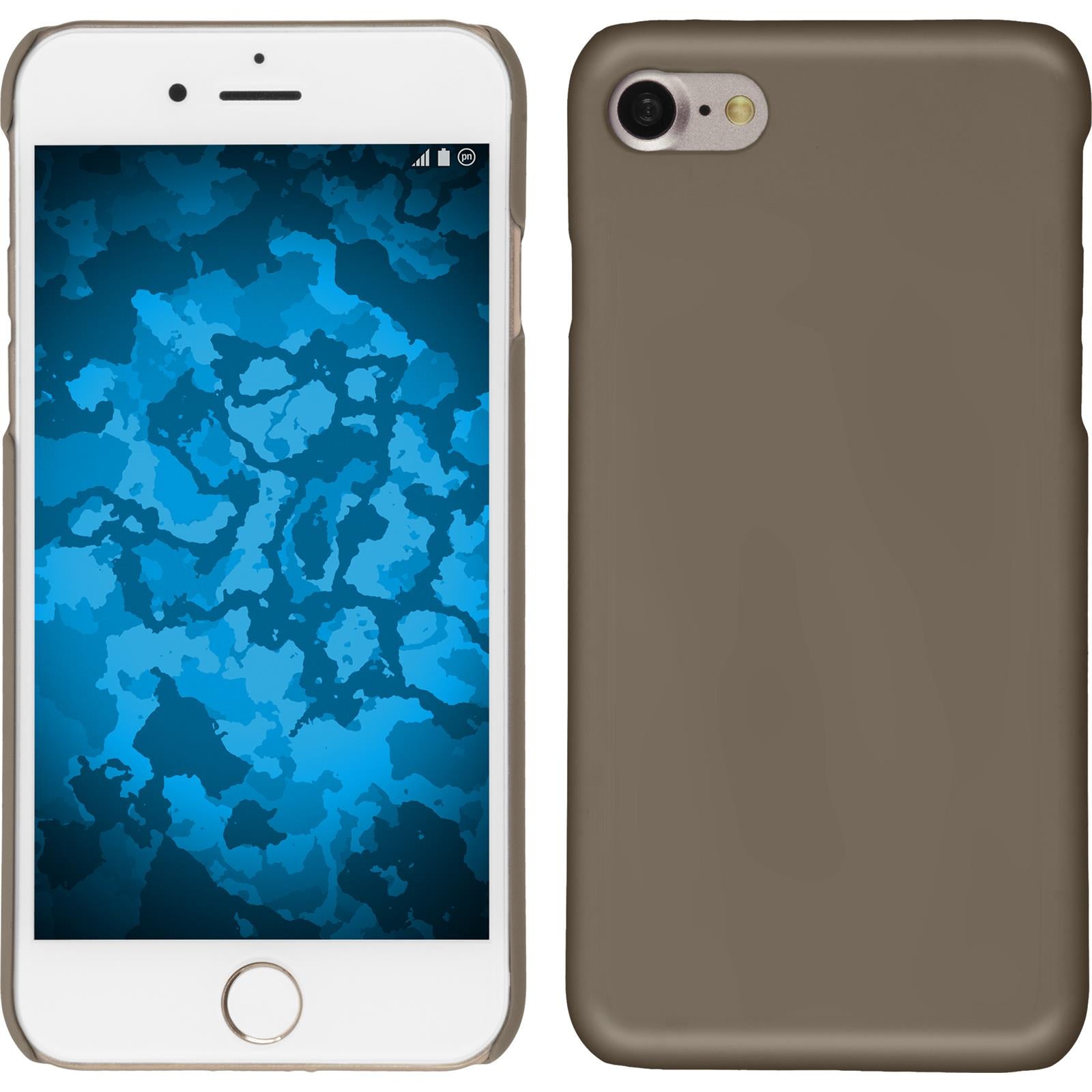 Hardcase für Apple iPhone 7 / 8 / SE 2020 gummiert gold