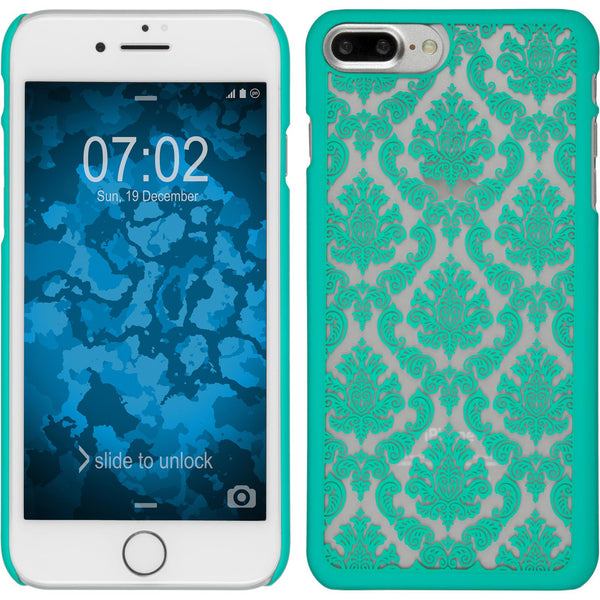 Hardcase für Apple iPhone 7 Plus / 8 Plus Damask grün