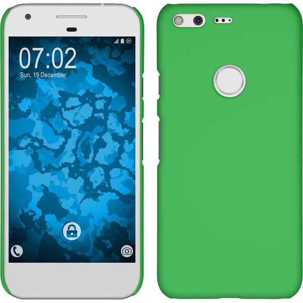 Hardcase für Google Pixel gummiert grün