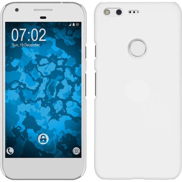 Hardcase für Google Pixel gummiert weiﬂ