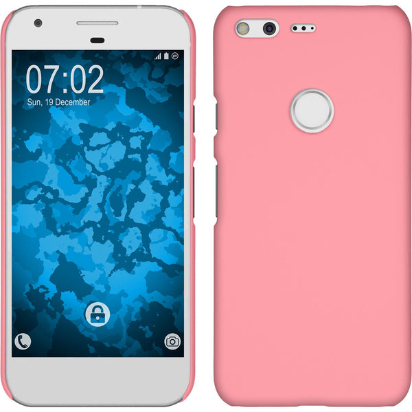 Hardcase für Google Pixel XL gummiert rosa