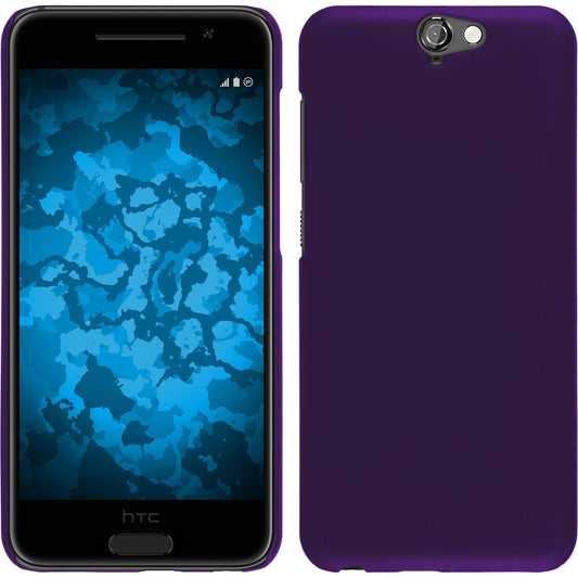 Hardcase für HTC One A9 gummiert lila