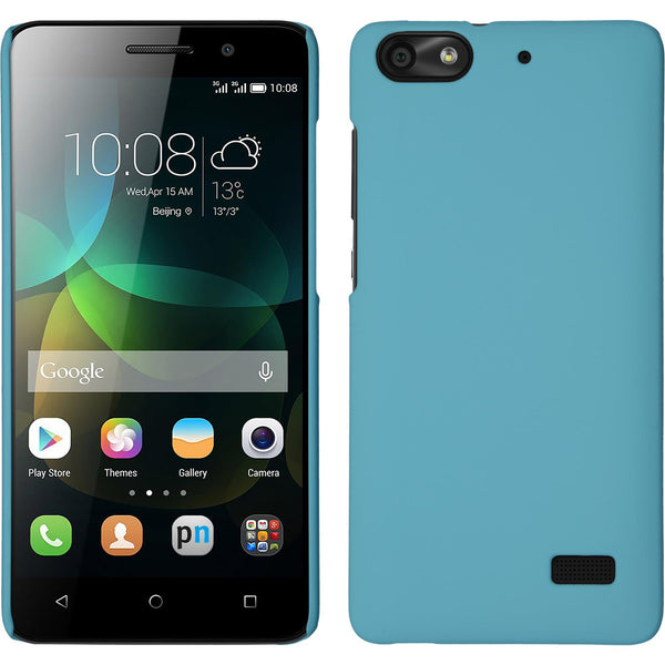 Hardcase für Huawei Honor 4c gummiert hellblau