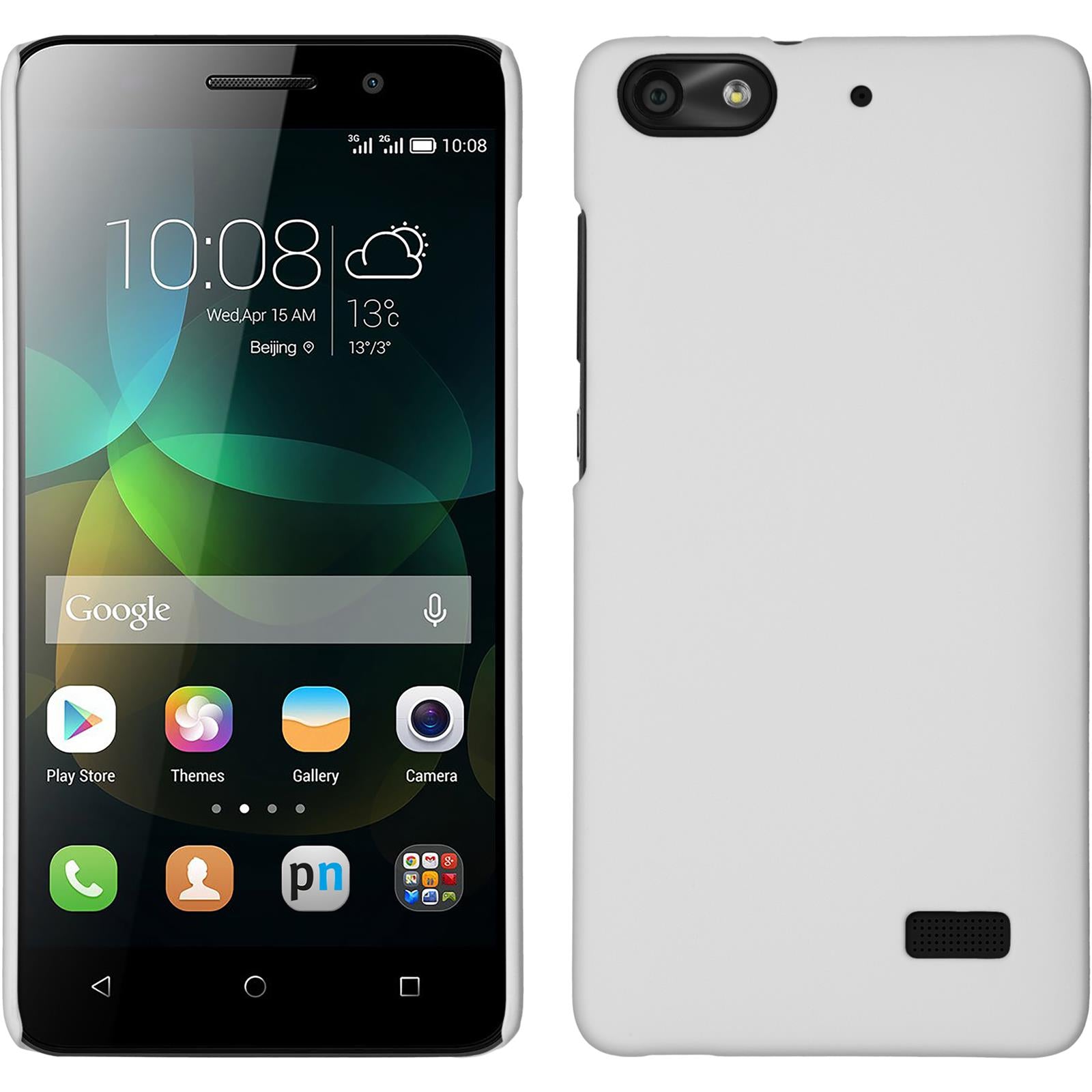 Hardcase für Huawei Honor 4c gummiert weiß